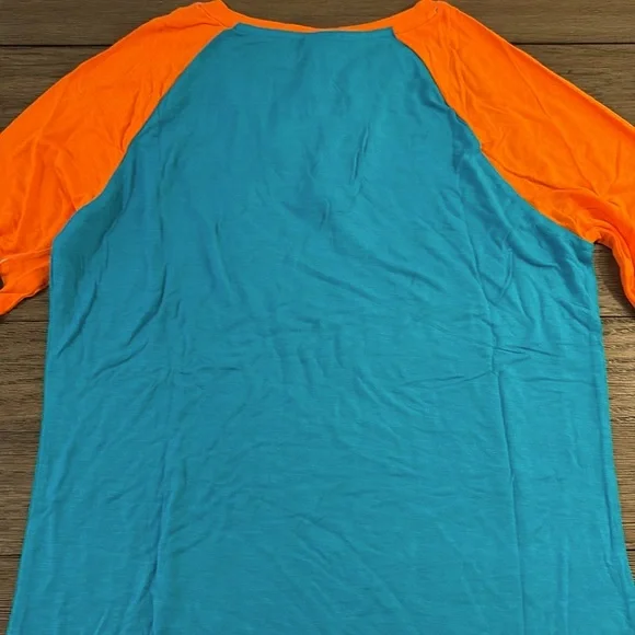 NWT [NFL] Miami Dolphins Lace-Up Long Sleeved T-Shirts, Multiple Women's Sz S-XL - Picture 9 of 10
